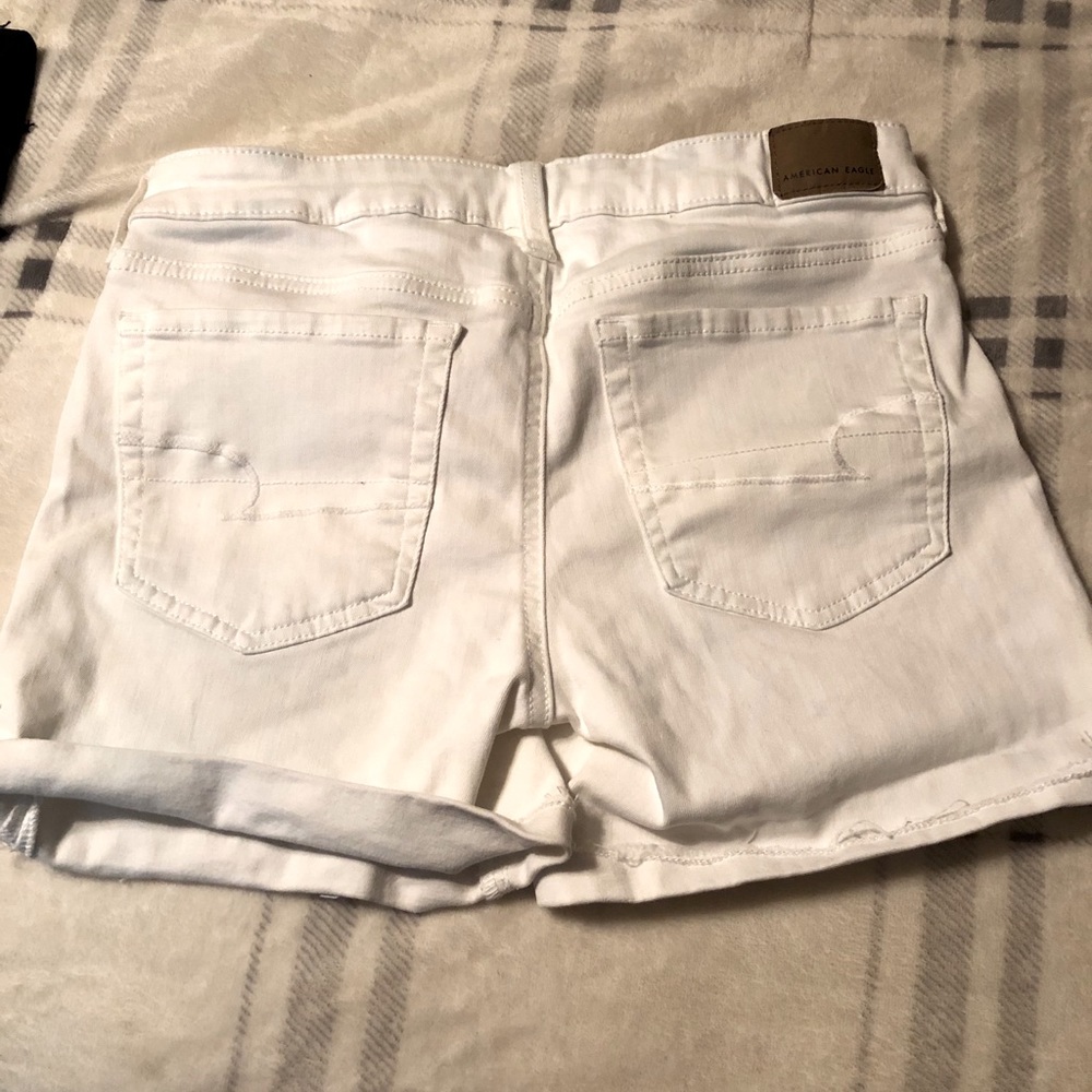 American eagle shorts. All white and very clean.